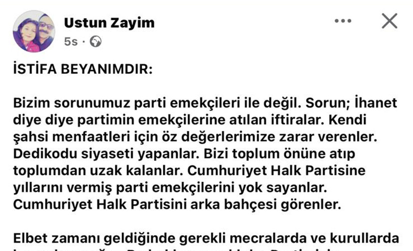 ÜSTÜN ZAYİM’DEN ZEHİR ZEMBEREK AÇIKLAMA!..